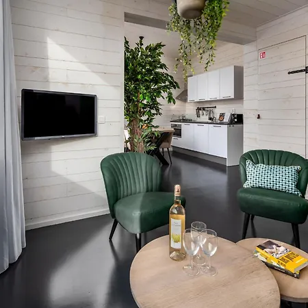 Modern Waterfront Lodge, Located Within Surroundings